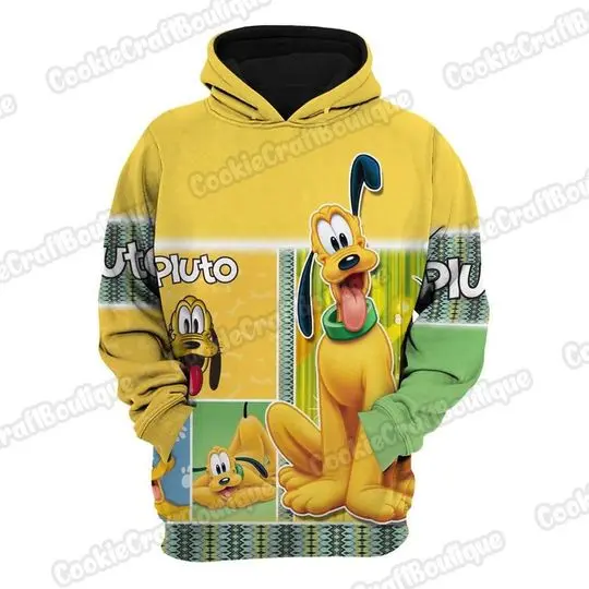Pluto Pullover Hoodie, Disney Pluto Shirt, Disney Pluto Hoodie