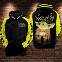Baby Yoda Pullover Hoodie, Star Wars Shirt, Baby Yoda Hoodie