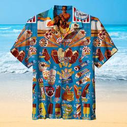 Ice Cream Shirts, 3d Printed Hawaiian Shirt Gift For Your Girlfriend Boyfriend Gift For Love Gift For Friend Best Valentine Present Holiday Gift