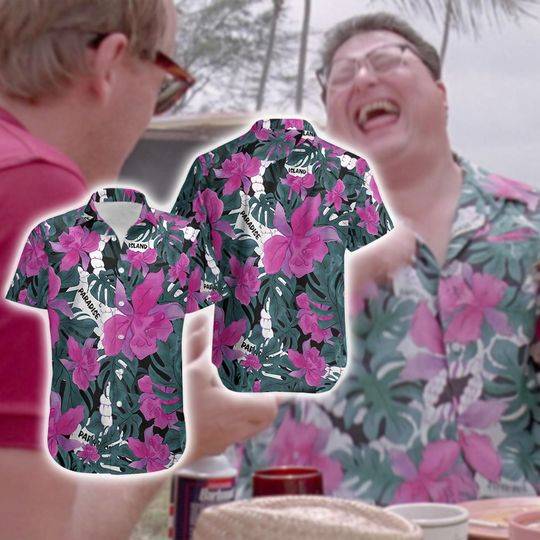 Jurassic Park Hawaii Shirt, Jurassic Park Tropical Hawaiian Shirt Gift For Your Girlfriend Boyfriend Gift For Love Gift For Friend Best Valentine Present Holiday Gift