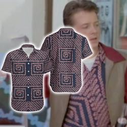 Marty McFly Back to the Future Hawaii Shirt, Marty McFly Tropical Hawaiian Shirt Gift For Your Girlfriend Boyfriend Gift For Love Gift For Friend Best Valentine Present Holiday Gift