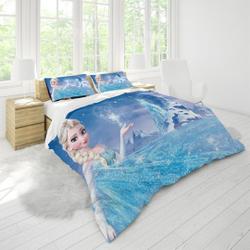 Frozen Printing Three Piece Printed Fashion Pattern Bedding Set Gift For Your Girlfriend Boyfriend Gift For Love Gift For Friend Best Valentine Present Holiday Gift