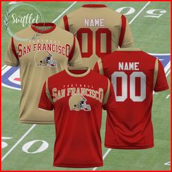 Personalized San Francisco Football 3D Shirt Meaningful Gift For Family Gift For Boyfriend Valentine Gift