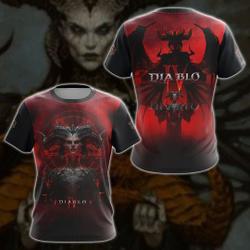 Diablo IV Lilith Video Game 3D All Over Printed T-shirt Meaningful Gift For Family Gift For Boyfriend Valentine Gift