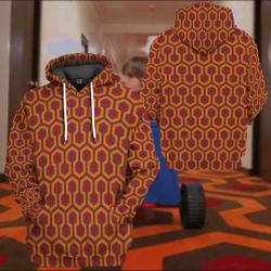 Overlook Hotel Carpet The Shining Full Over Print 3D Hoodie | The Shining Cosplay
