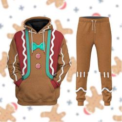 Gingerbread Man Halloween 3D Hoodie