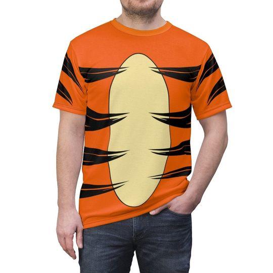 Disney Winnie the Pooh 3D T-Shirt, Costume Halloween Cosplay 3D T-Shirt, Halloween Costume For Family Group T-Shirt Meaningful Gift For Family Gift For Boyfriend Valentine Gift