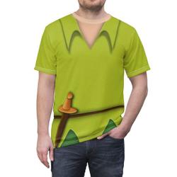 Disney Peter Pan 3D T-Shirt, Costume Halloween Cosplay 3D T-Shirt, Halloween Costume For Family Group T-Shirt Meaningful Gift For Family Gift For Boyfriend Valentine Gift
