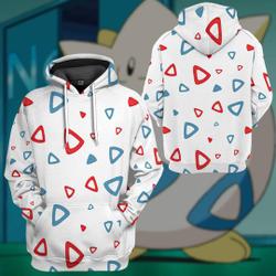 Togepi Egg 3D Hoodie, Costume Halloween Cosplay 3D Hoodie, Halloween Costume For Family Group Hoodie