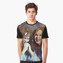 The Exorcist 3D T-Shirt, Horror Movie 3D T-Shirt, Halloween 3D T-Shirt, All Over Print Meaningful Gift For Family Gift For Boyfriend Valentine Gift