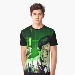 The Mad Scientist Reanimator 3D T-Shirt, Horror Movie 3D T-Shirt, Halloween 3D T-Shirt, All Over Print Meaningful Gift For Family Gift For Boyfriend Valentine Gift