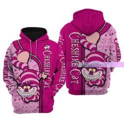 Cheshire Cat Hoodie, Disney Cheshire 3D Hoodie