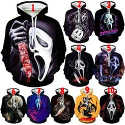 10 Designs The Ghost Face 3D Hoodie