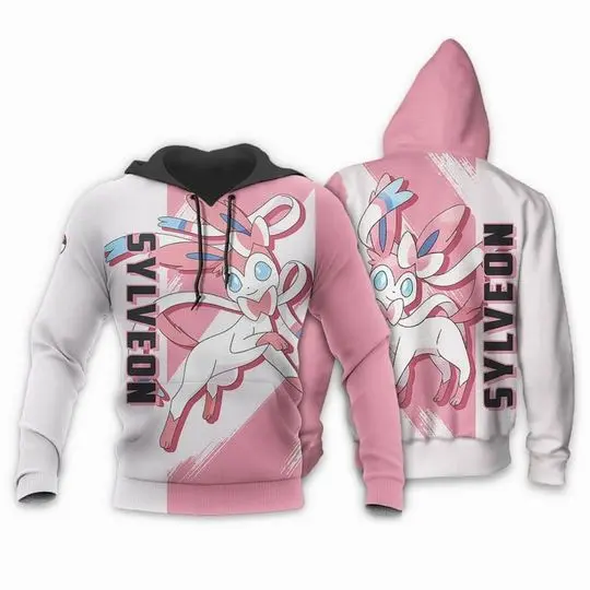 Syl-veon 3D Hoodie, Anime Cartoon Shirt, Japanese Manga Hoodie