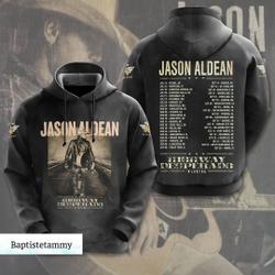 Jason Aldean Hoodie, Jason Aldean Tour Hoodie