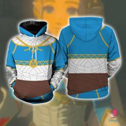 Zelda Tears of the Kingdom 3D Hoodie | Zelda Costume 3D Hoodie