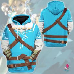 Zelda BOTW Cosplay Hoodie | Zelda Costume 3D Hoodie