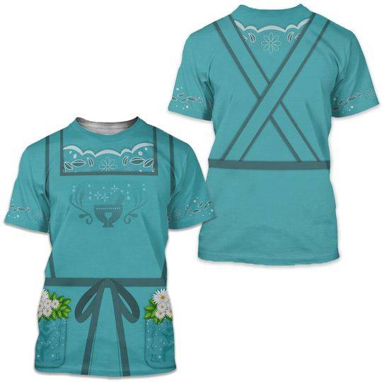 Beauty Madrigal Mom Dress Halloween Cosplay 3D T-Shirt Meaningful Gift For Family Gift For Boyfriend Valentine Gift