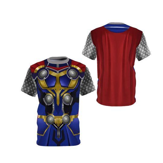 Thunder Love Cosplay 3D Unisex T-Shirt, Halloween Costume Meaningful Gift For Family Gift For Boyfriend Valentine Gift