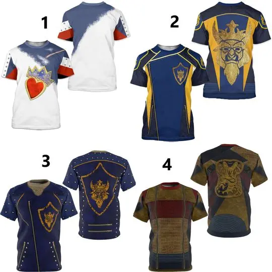 Villain Men 3D T-Shirt, Musical Comedy Costume Cosplay Meaningful Gift For Family Gift For Boyfriend Valentine Gift