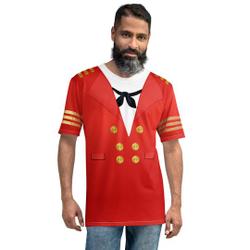 Lady Captain Cruise Line Costume 3D T-Shirt Meaningful Gift For Family Gift For Boyfriend Valentine Gift