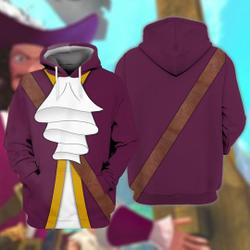Costume Captain, Pirate Movie Character Cosplay 3D Hoodie