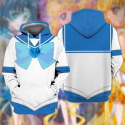 Costume Mercury, Halloween Cosplay Costume 3D Hoodie