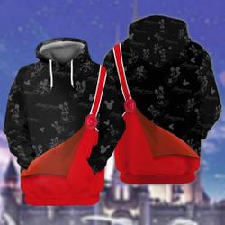 Costume Mickey, Halloween Cosplay Costume, Disney 3D Hoodie