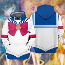Halloween Cosplay Costume, Moon Mercury Cosplay 3D Hoodie