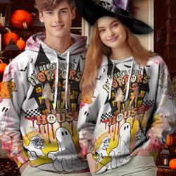 There's Some Horrors In This House Hoodie 3D, Funny Halloween 3D Hoodie