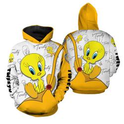 Yellow Bird Pullover 3D Hoodie, Cute Yellow Bird 3D Hoodie, Funny Movie 3D Hoodie