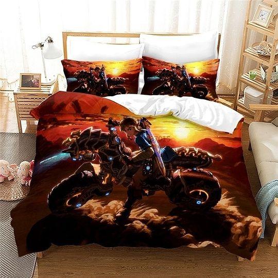 The Legend of Zelda duvet ,Link Bedding Set Gift For Your Girlfriend Boyfriend Gift For Love Gift For Friend Best Valentine Present Holiday Gift