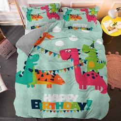 Dinosaur Duvet Cover Set for Teens Bedding Set Gift For Your Girlfriend Boyfriend Gift For Love Gift For Friend Best Valentine Present Holiday Gift