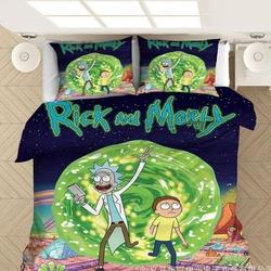 Rick and Rickandmorty Bedding Set Anime duvet cover,  Rick and RickandmortyGift For Your Girlfriend Boyfriend Gift For Love Gift For Friend Best Valentine Present Holiday Gift