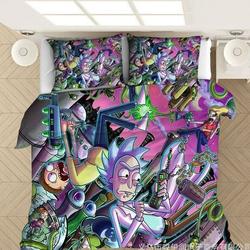 Rick and Rickandmorty Bedding Set, Anime duvet cover,  Rick and RickandmortyGift For Your Girlfriend Boyfriend Gift For Love Gift For Friend Best Valentine Present Holiday Gift