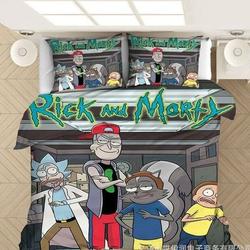 Rick and Rickandmorty duvet cover, , Anime Bedding Set,  Rick and RickandmortyGift For Your Girlfriend Boyfriend Gift For Love Gift For Friend Best Valentine Present Holiday Gift