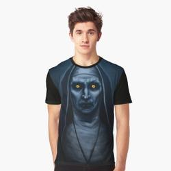The Nun Valak Horror Movie 3D T-Shirt Meaningful Gift For Family Gift For Boyfriend Valentine Gift