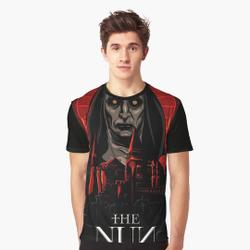 The Nun Valak Horror Movie 3D T-Shirt Meaningful Gift For Family Gift For Boyfriend Valentine Gift