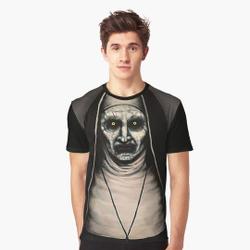 The Nun Valak Horror Movie 3D T-Shirt Meaningful Gift For Family Gift For Boyfriend Valentine Gift