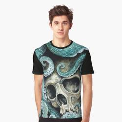 Octopus Skull 3D T-Shirt Meaningful Gift For Family Gift For Boyfriend Valentine Gift