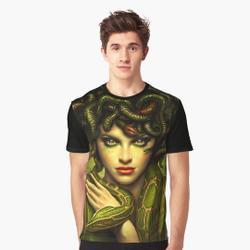 Medusa Greek Mythology 3D T-Shirt Meaningful Gift For Family Gift For Boyfriend Valentine Gift