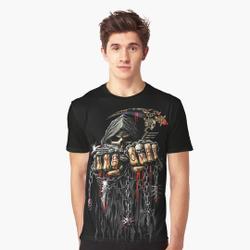 Grim Reaper Game Over 3D T-Shirt Meaningful Gift For Family Gift For Boyfriend Valentine Gift