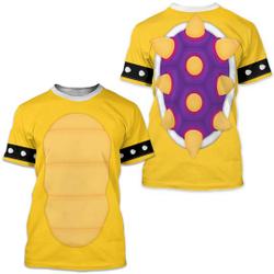 Yellow Turtle Game Halloween Costume Shirt, Halloween Costume 3D Shirt Meaningful Gift For Family Gift For Boyfriend Valentine Gift