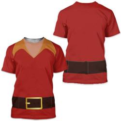 Strong Men Red Suit 3D T-Shirt, Halloween Cosplay Running 3D Shirt Meaningful Gift For Family Gift For Boyfriend Valentine Gift