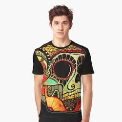 Grunge Skull 3D T-Shirt Meaningful Gift For Family Gift For Boyfriend Valentine Gift