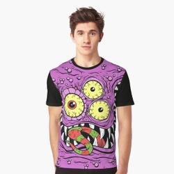 Purple People Eater 3D T-Shirt Meaningful Gift For Family Gift For Boyfriend Valentine Gift