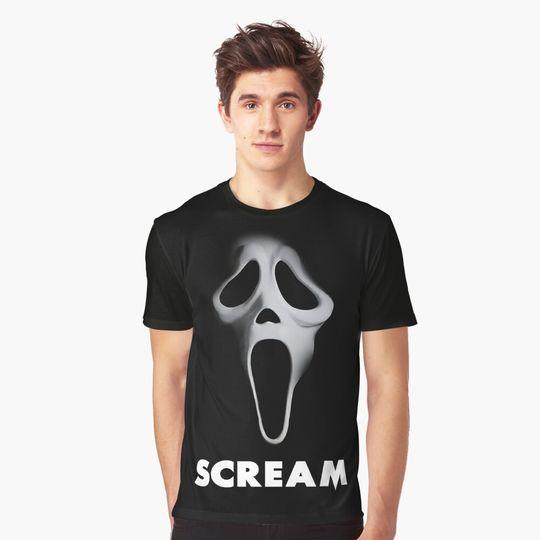 Scream Ghostface 3D T-Shirt Meaningful Gift For Family Gift For Boyfriend Valentine Gift