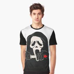 Scream Ghostface 3D T-Shirt Meaningful Gift For Family Gift For Boyfriend Valentine Gift
