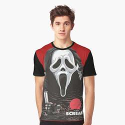 Scream Ghostface 3D T-Shirt Meaningful Gift For Family Gift For Boyfriend Valentine Gift