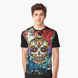 Mexican Skull 3D T-Shirt Meaningful Gift For Family Gift For Boyfriend Valentine Gift